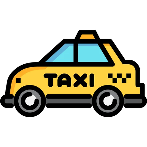 Symbol eines Taxis